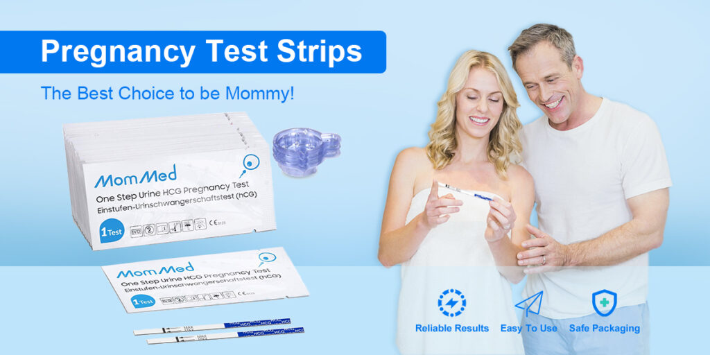 Pregnancy test strips